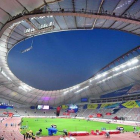 El Estadio Khalifa de Doha, en vísperas de la inauguración del Mundial de atletismo.-AFP / GIUSEPPE CACACE