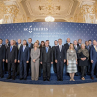 Foto de familia de la reunión informal de Ministros de Defensa de la Unión Europea en Bratislava.-CHRISTIAN BRUNA / EFE