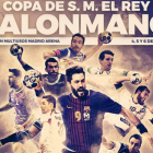 Cartel de la Final8 de la Copa del Rey con la imagen de Fernando de protagonista arriba.-ASOBAL
