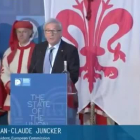 Juncker opta por el francés en vez de el francés.-TWITTER