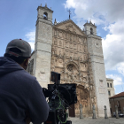 Rodaje Devil in Palace, junto a la iglesia de San Pablo en Valladolid. - E.M.