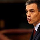 Pedro Sánchez, en el debate de investidura.-BALLESTEROS (EFE)