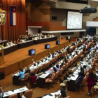 La Asamblea Nacional de Cuba, durante una sesión de debate sobre la modificación de la Constitución.-ABEL PADRÓN (AP)