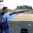 Tirador regional de recorridos de caza, el pasado domingo.-L.F.