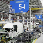 Planta de Iveco en Valladolid, que en la actualidad fabrica el viejo y el nuevo modelo de la furgoneta Daily-D. V.