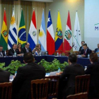 Reuniones de trabajo en la cumbre del Mercosur en Brasil.-EFE