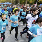 El paseo central del Campo Grande fue el lugar de encuentro de más de 3.000 personas que se movilizaron para visibilizar la diabetes.-J.M. LOSTAU