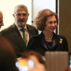 La reina Sofía y el presidente de la Junta, Juan Vicente Herrera, asisten a la inauguración del VI Congreso Nacional del Alzheimer '25 años avanzando juntos'-Ical
