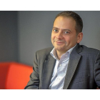 Santiago García, fundador de Ebury, en las instalaciones de la empresa.-EL MUNDO