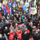 Militantes izquierdistas se congregan en el centro de Ankara el pasado 29 de diciembre para exigir el fin de la violencia en Kurdistán.-AFP / ADEM ALTAN