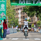 Álvaro Gómez, ganador de la tercera etapa de la vuelta júnior. / PHOTOGENIC