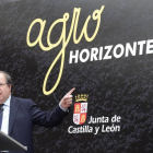 El presidente de la Junta de Castilla y León, Juan Vicente Herrera, clausura la jornada de presentación del proyecto Agrohorizonte 2020-Ical