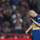 Iniesta, en la final de la Copa del Rey.-JORDI COTRINA