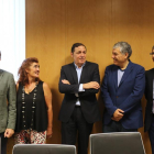 El consejero de Sanidad, Antonio Sáez, mantiene un encuentro informativo sobre proyectos de unidades de gestión clínica en Castilla y León-ICAL