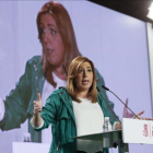 Susana Díaz, este sábado, durante el acto conmemorativo del Día de Andalucía organizado por el PSOE.-EFE / JOSÉ MANUEL VIDAL