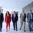 La presidenta de las Cortes, Silvia Clemente, inaugura la Jornada 'Aproximación a las nueves leyes de procedimiento administrativo y régimen jurídico del sector público', organizada por la Asociación de Letrados de Castilla y León.-ICAL