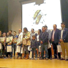 Foto de familia de los premiados en el concurso de tapas ‘Todos los Santos’ ayer, en las Casas del Tratado.-EL MUNDO
