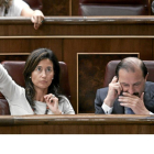 Ana Torme y Martínez Pujalte, en una imagen de archivo cuando ambos eran diputados.-JAVI MARTÍNEZ