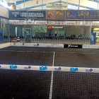 La pista central de Padeld10z, vestida para la Final  Four.-E. M.