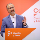 El portavoz de Ciudadanos en las Cortes de Castilla y León, Luis Fuentes, analiza diferentes asuntos de la actualidad-ICAL