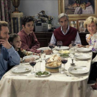 La familia Alcántara en una escena de la serie.-