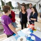 La vicesecretaria general del PSOE de Castilla y León, Virginia Barcones, visita las excavaciones de la Asociación para la Recuperación de la Memoria Histórica.-ICAL
