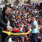 Actuación de Jean Philippe Atchoum en la XXXVII edición de Titirimundi.-ICAL