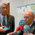 Saturnino Álvarez y Luis Martín Pindado, ayer en Ávila.-A.G.