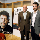 El presidente de la Diputación de Valladolid, Jesús Julio Carnero, acompañado de Diego Laforga, presenta el nuevo espacio de archivo fotográfico Luis Laforga-ICAL