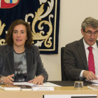 La presidenta de las Cortes, Josefa García Cirac, preside la reunión del Patronato de la Fundación Villalar Castilla y León-Ical