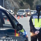 Control policial en la frontera de La Jonquera.-ROBIN TOWNSEND