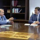 El presidente de la Junta de Castilla y León, Alfonso Fernández Mañueco, se reúne con el presidente de la Unión Autonómica de la Central Sindical Independiente y de Funcionarios de Castilla y León (CSIF), Carlos Hernando Redondo-ICAL