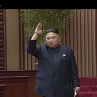 Kim Jong-un , líder de Corea del Norte.-AP / KRT
