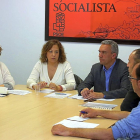 El PSOE de Valladolid se reúne con las organizaciones profesionales agrarias (opas).-ICAL
