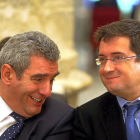 Julio Villarrubia y Óscar López, en una imagen de archivo.-ICAL