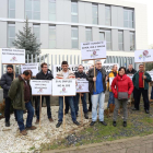 Concentración de los trabajadores de Tragsa-Ical