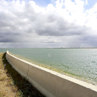Balsa de Villalón, una laguna artificial de 117 hectáreas capaz de contener 10 hectómetros cúbicos. ICAL