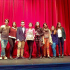 Grupo de teatro joven ‘Los Otros’ de la localidad de Quintanilla de Onésimo.-EL MUNDO