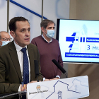 El presidente de la Diputación, Conrado Íscar, presenta el plan extraordinario en el Palacio de Pimentel.- ICAL