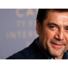 Javier Bardem, en la rueda de prensa de presentación de Todos lo saben, en Cannes.-/ PERIODICO