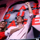 Sánchez, en Ferraz.-EFE