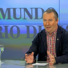 Donaciano Dujo durante su intervención en ‘La Quinta Esquina’, emitido anoche en La 8 de Valladolid.-PABLO REQUEJO