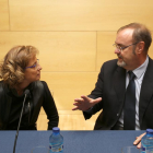 El consejero de Educación, Fernando Rey, presenta el proyecto 'Apoyo al Sistema de Educación Superior en Marruecos'.-LETICIA PÉREZ / ICAL