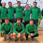 La plantilla del Pádel Arena, actual líder de la Primera masculina.  competición.-EL MUNDO