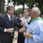 Recepción del alcalde a los representantes de la sociedad burgalesa con motivo de la Festividad de San Pedro y San Pablo-Ical