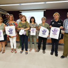 La concejala de Educación, Infancia, Juventud e Igualdad, María Victoria Soto, junto con los colectivos, asociaciones, entidades y colaboradores, presenta la campaña 'Valladolid libre de agresiones sexistas'-ICAL