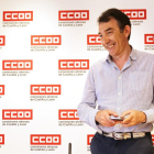 El secretario general de CCOO Castilla y León, Ángel Hernández-ICAL