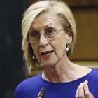 La líder de UPD, Rosa Díez, el pasado 15 de abril en el Congreso.-Foto: JOSÉ LUIS ROCA