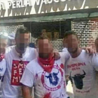 Fotografía de la pandilla de amigos conocida como la Manada, acusados de una violación múltiple que se está juzgando en Pamplona.-EL PERIÓDICO
