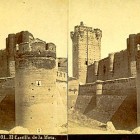 Imagen estereoscópica del Castillo de la Mota.-F. M. F. / COLECCIÓN MANUEL MARTÍNEZ